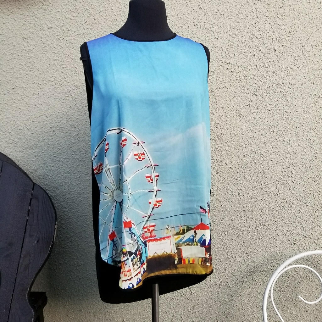 Greetings From Asbury Park, Nj Silk Shell By Vida